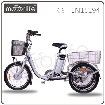 Motor promocional MOTORLIFE / OEM 36V250W 8FUN delantero 3 tekerlekli elektrikli bisiklet